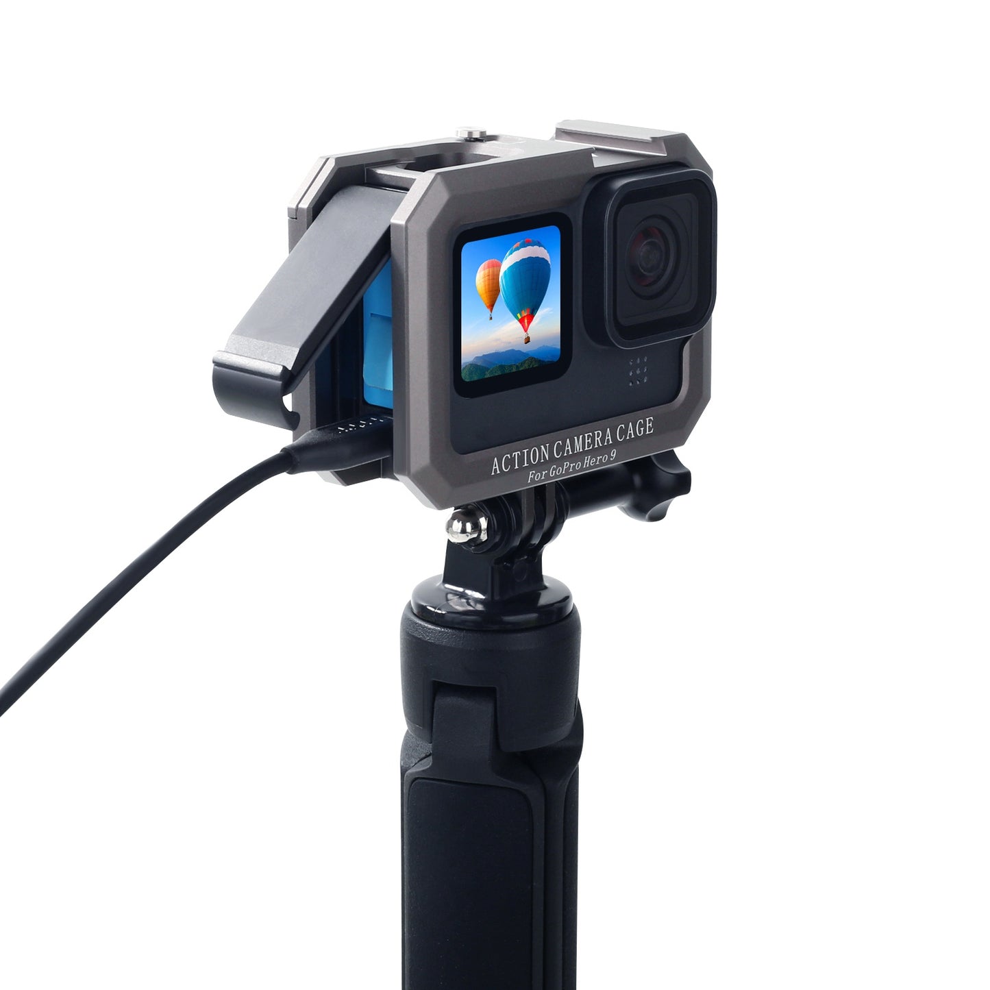 Scratch-Resistant Frame Cage for GoPro Hero 9/10 Action Camera Aluminum Alloy Cage Accessories
