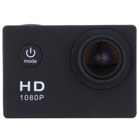 X6000-11 Mini Action Camera 2.0&quot; LCD Screen 1080P Camera Multifunctional Waterproof Riding Recorder for Outdoor Photography - Black