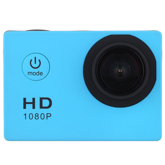 X6000-11 Mini Action Camera 2.0&quot; LCD Screen 1080P Camera Multifunctional Waterproof Riding Recorder for Outdoor Photography - Blue
