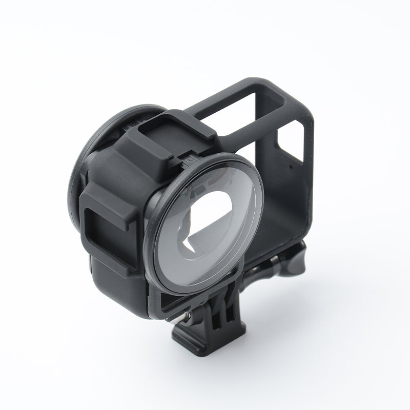 Uniqkart for Insta 360 One RS 2Pcs Action Camera Lens Guards Tempered Glass Lens Protection Cover