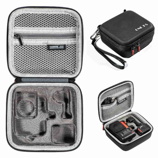 Uniqkart 1111091 Carrying Case for Insta360 ONE RS Camera Storage Bag with Hand Rope and Carabiner
