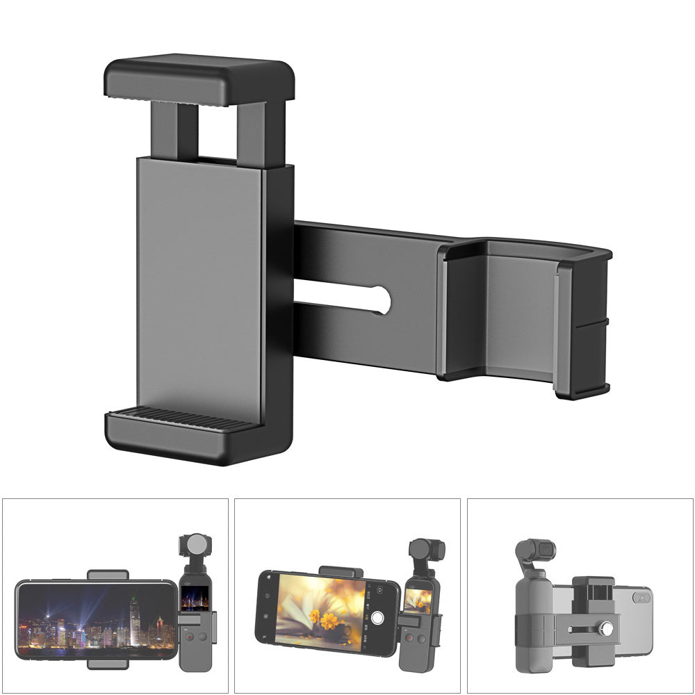 Uniqkart for DJI Osmo Pocket 2 Gimbal Camera Handheld Phone Holder Foldable Phone Adapter