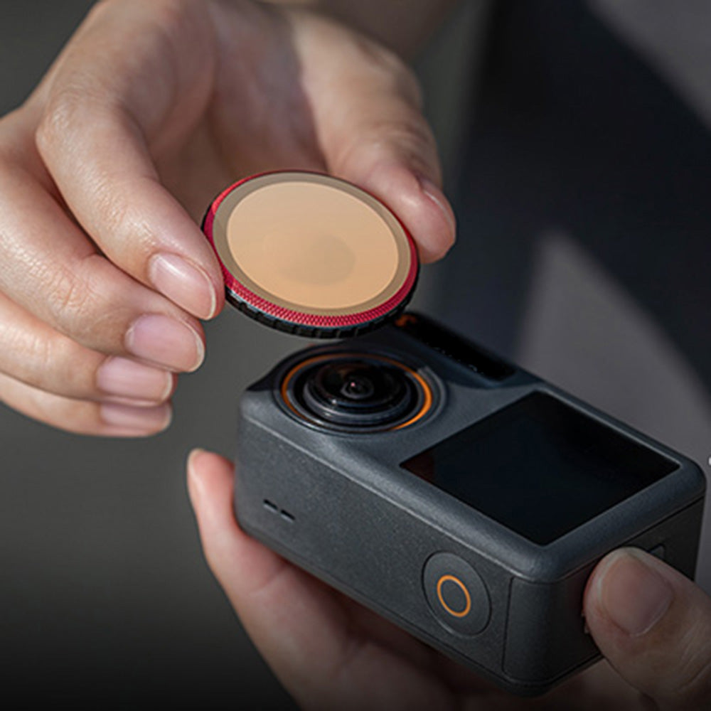 PGYTECH P-32C-010 Anti-Scratch UV Filters for DJI Osmo Action 3 Camera Multi-Layer Coated Filters Waterproof Oil-Proof Lens Filters (Professional Edition)