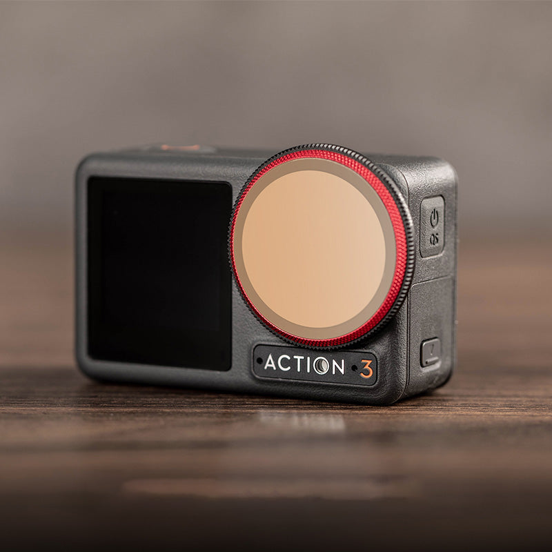 PGYTECH P-32C-010 Anti-Scratch UV Filters for DJI Osmo Action 3 Camera Multi-Layer Coated Filters Waterproof Oil-Proof Lens Filters (Professional Edition)