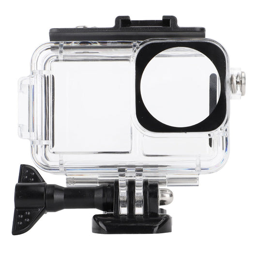 Uniqkart OA3-FS519 Waterproof Case for DJI OSMO Action 3 Camera Protective Case Anti-Drop Housing Shell for Underwater Diving Photography