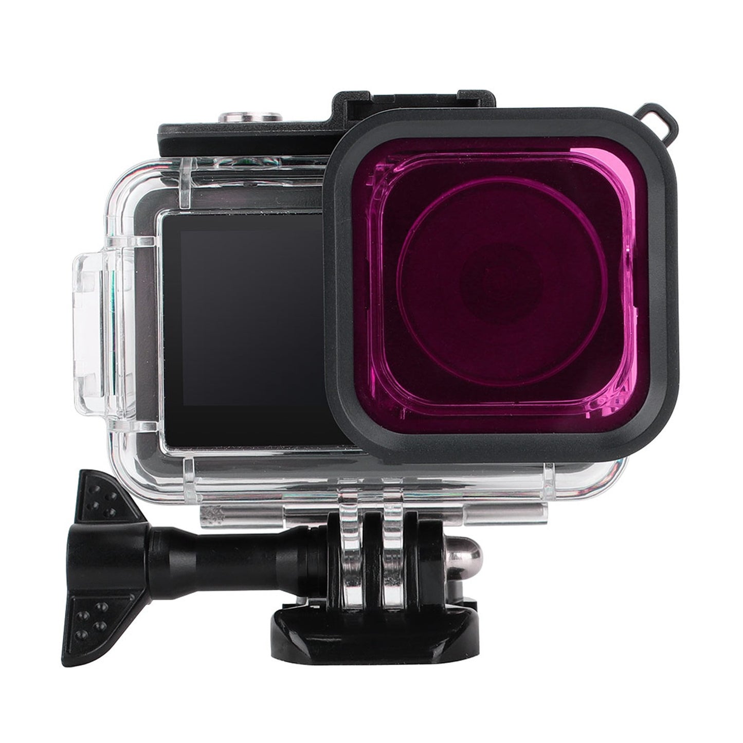 OA3-FS520 Camera Lens Diving Filter for DJI OSMO Action 3 Camera Tempered Glass Filter for Underwater Photography - Magenta