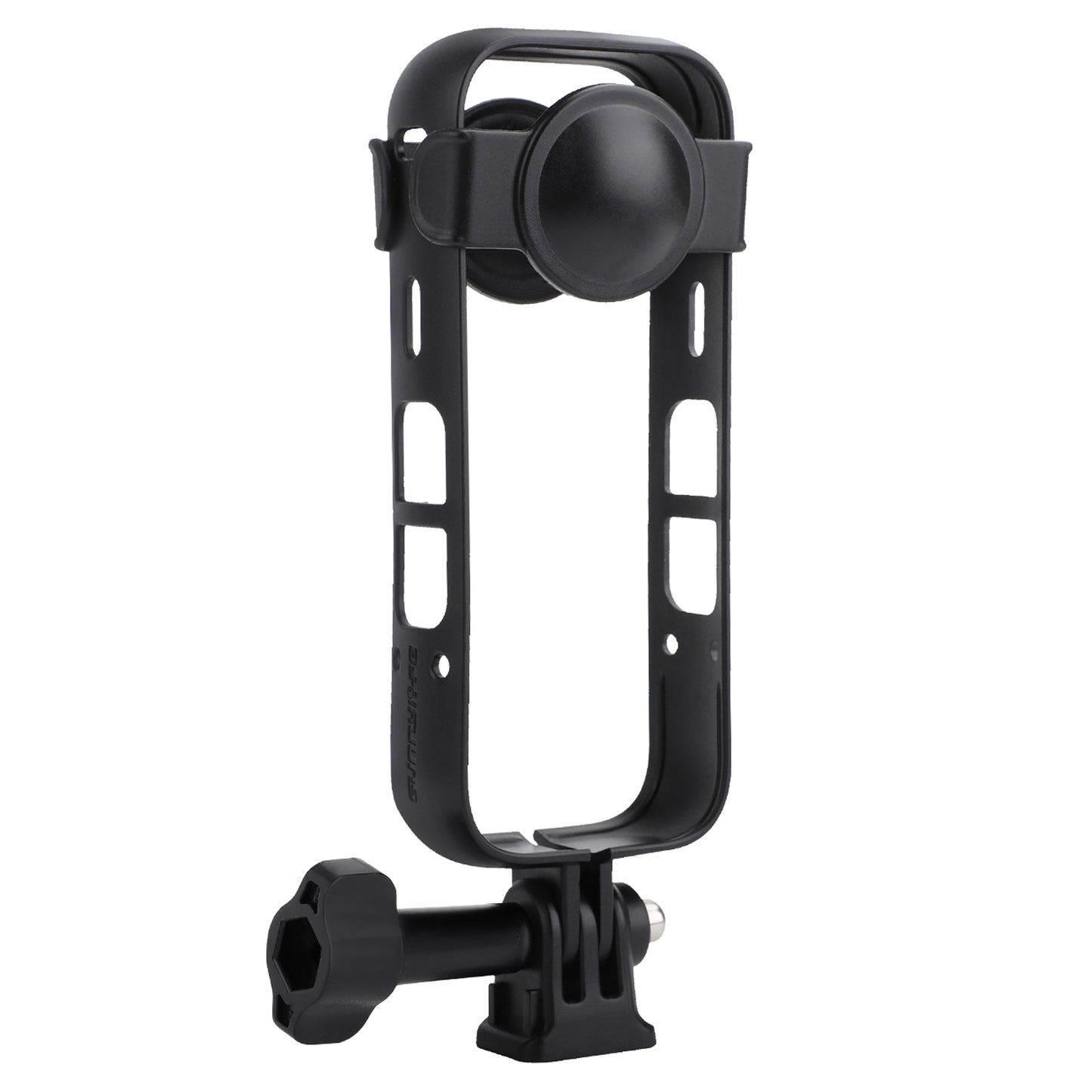Uniqkart IST-BK518 Adapter Frame + Lens Cap for Insta360 X3 Camera Accessories Multifunction Housing Case Protective Shell with 1 / 4 Adapter Mount