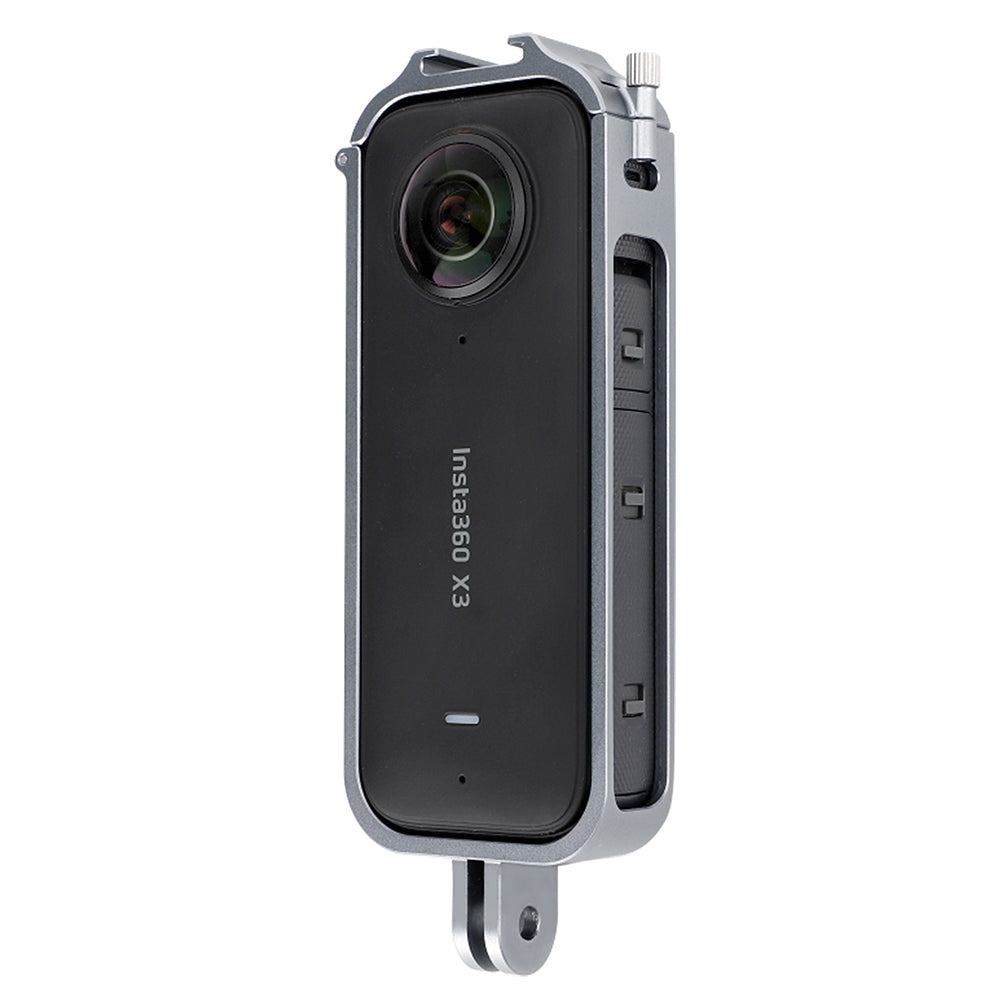 Uniqkart IST-BK514 For Insta360 X3 Camera Cage Aluminum Alloy Protective Frame Expansion Bracket