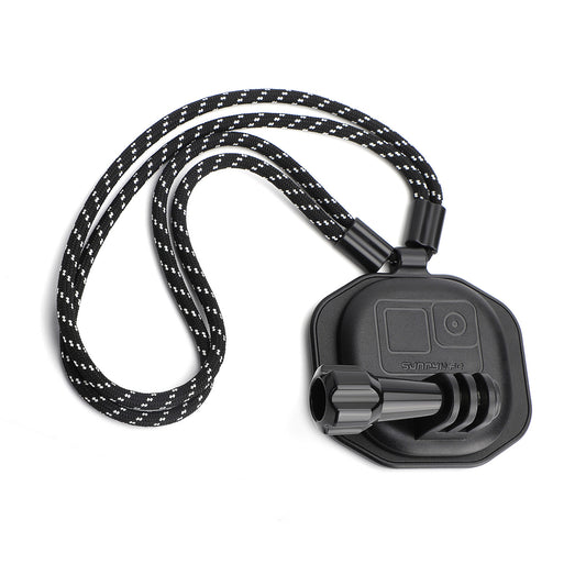 Uniqkart ZJ554 Magnetic Chest Neck Bracket Strap First Person Shooting Neck Holder for Sports Camera