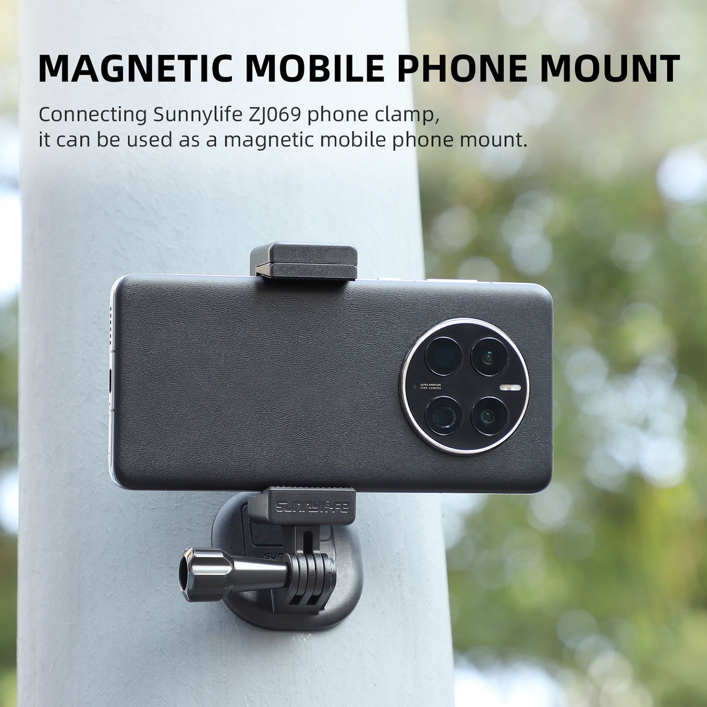 Uniqkart ZJ554 Magnetic Chest Neck Bracket Strap First Person Shooting Neck Holder for Sports Camera