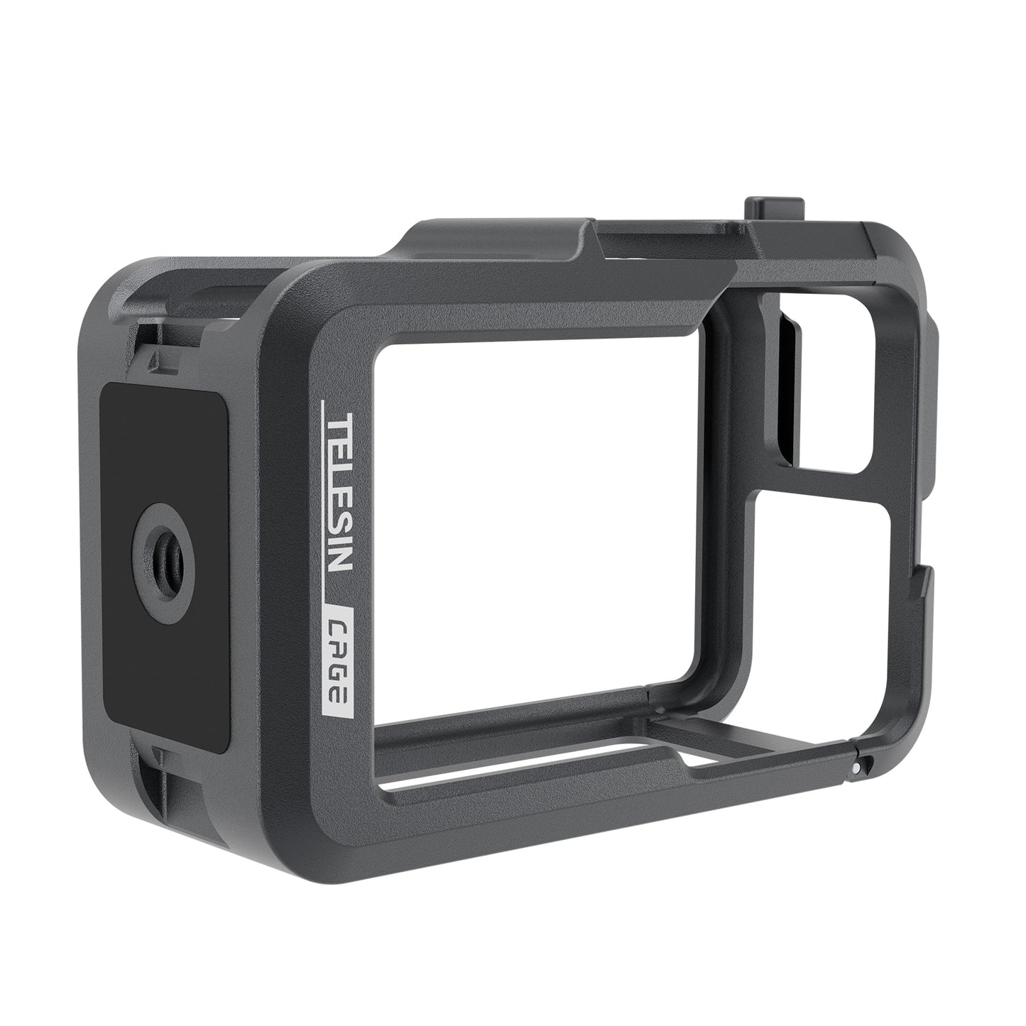Uniqkart OA-FMS-004 For DJI Action3 Metal Combo Cage with Dual Cold Shoe Mount