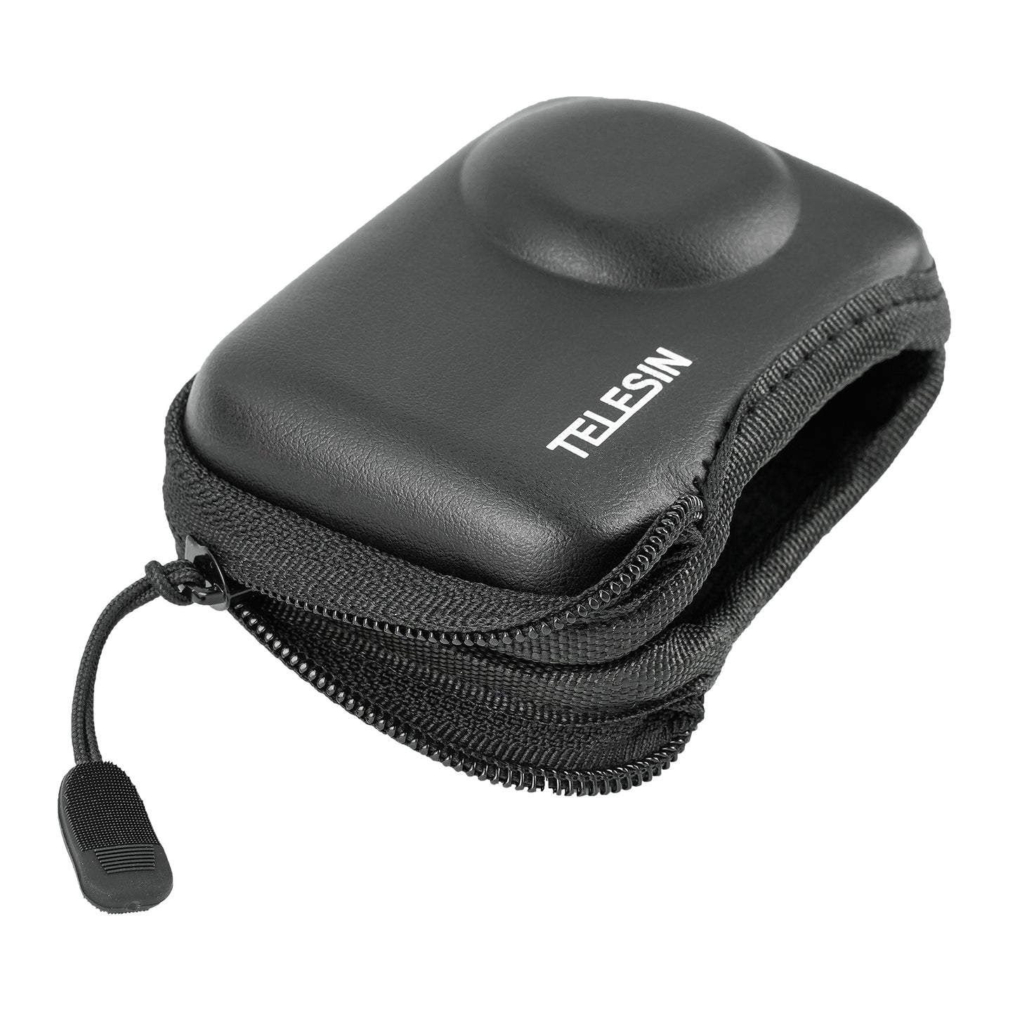 Uniqkart OA-BAG-002 For DJI Osmo Action3 PU Leather+EVA Storage Protection Bag with Half Open Zip