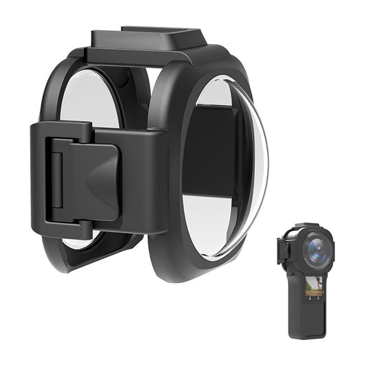 Uniqkart for Insta 360 One RS 1-inch Anti-scratch Camera Lens Guard Waterproof Protective Cover