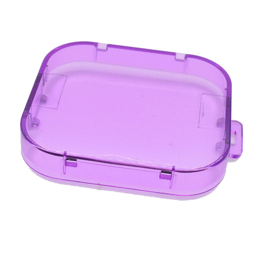 Lens Protective Cap for GoPro Hero 11 Black Mini Action Camera , Anti-scratch PC Lens Cover - Purple