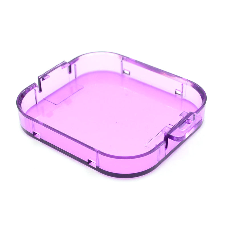 Lens Protective Cap for GoPro Hero 11 Black Mini Action Camera , Anti-scratch PC Lens Cover - Purple