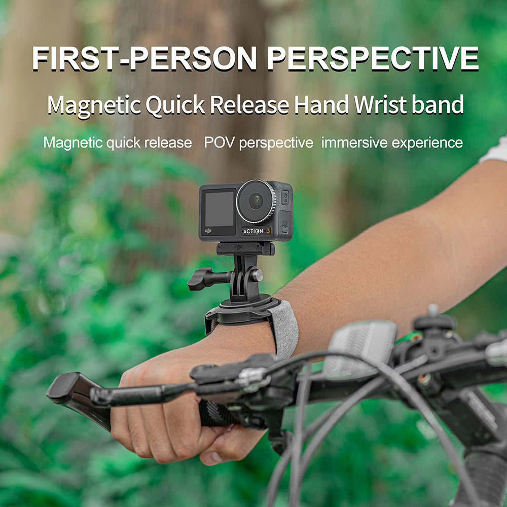 Uniqkart 1122022 Magnetic Quick Release Hand Strap Wrist Belt for GoPro Insta360 Action Camera