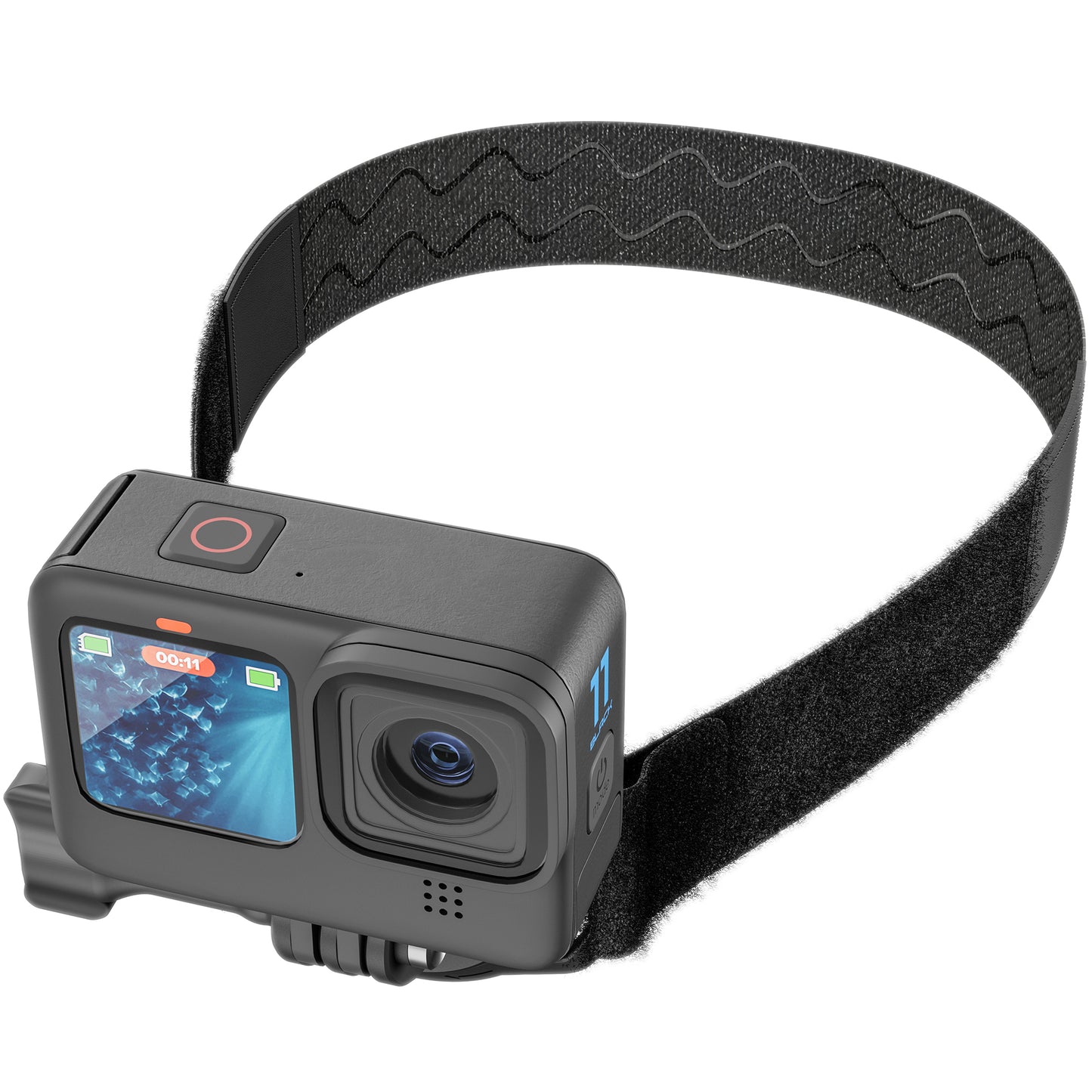 STARTRC 1120080 For GoPro Action Camera Headband + Wristband Magnetic Connector Head Wrist Hand Strap