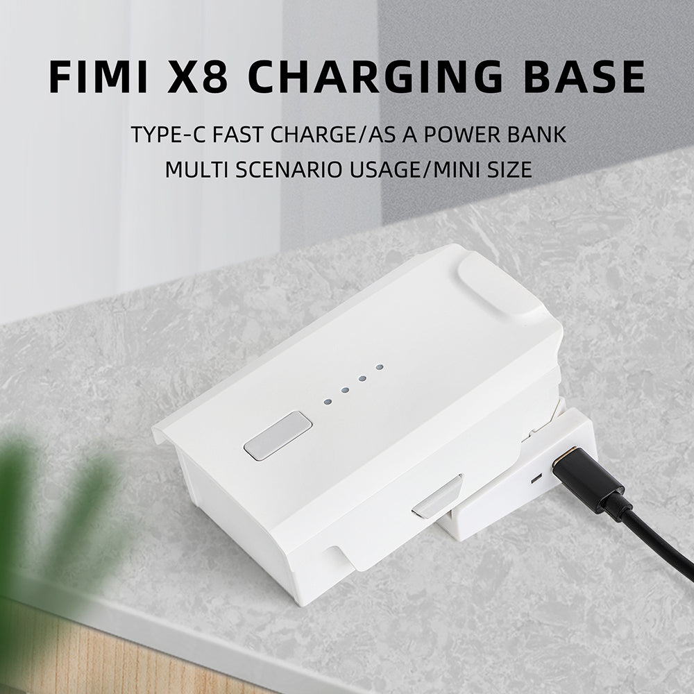 Uniqkart For FIMI X8 / X8 SE 2018 / 2020 / 2022 / 2022 V2 Charging Base Bidirectional Charging Manager Drone Accessories