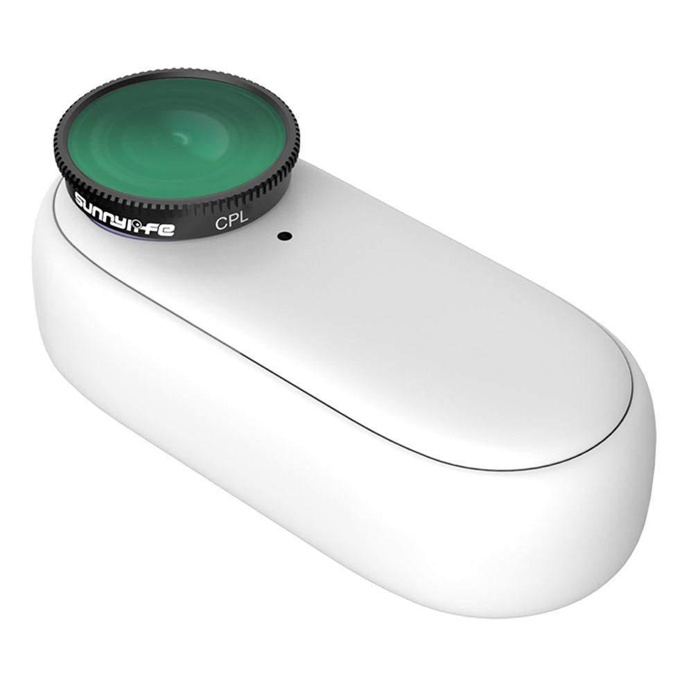 Uniqkart IST-FI9314 3Pcs / Set for Insta360 GO 3 / GO 2 Camera Lens Filter CPL+ND8+ND16 Optical Glass Multi-Coated Filter