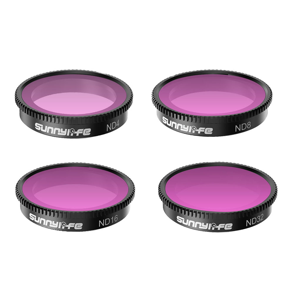Uniqkart IST-FI9315 4Pcs / Set for Insta360 GO 3 / GO 2 Filter Set Optical Glass ND4+ND8+ND16+ND32 Camera Filter