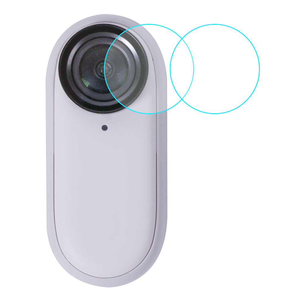 Uniqkart IST-GHM653 2Pcs Lens Protector for Insta360 GO 3 / GO 2 , Tempered Glass Camera Lens Guard Film