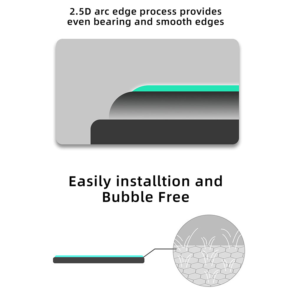 Uniqkart IST-GHM653 2Pcs Lens Protector for Insta360 GO 3 / GO 2 , Tempered Glass Camera Lens Guard Film