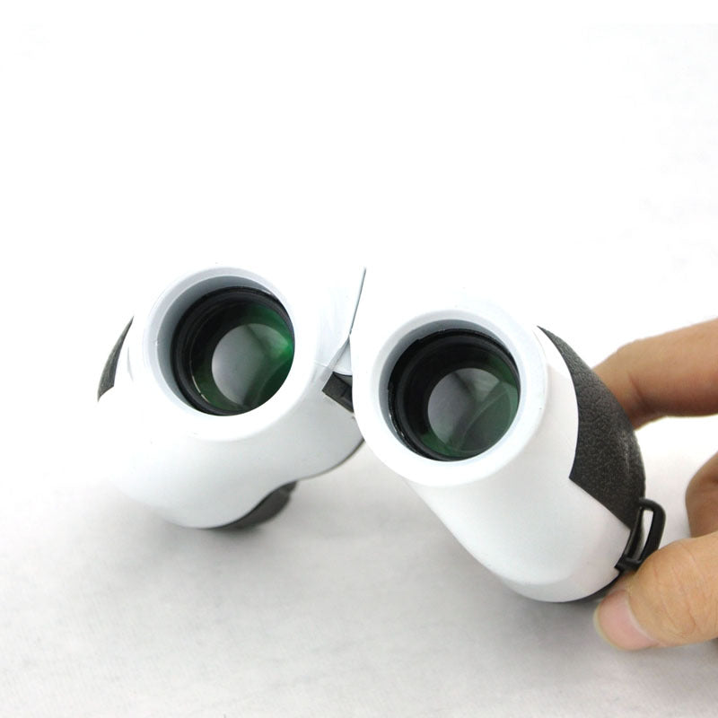 Visionking 8X22BL Compact Binoculars BAK4 Prism Waterproof Telescope for Bird Watching Travel - Black  /  White