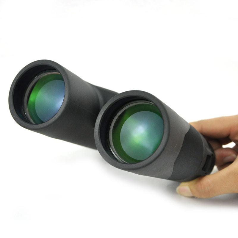Visionking 10X42H Hunting Binoculars Multicoated Lens Waterproof Telescope with Lanyard - Black