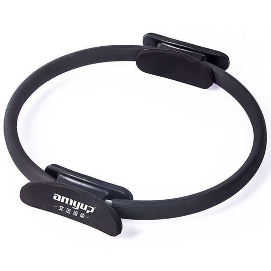 Uniqkart AP6225 Yoga Magic Ring Pilates Circle Exercise Equipment Workout Fitness Training Resistance Support Tool - Black