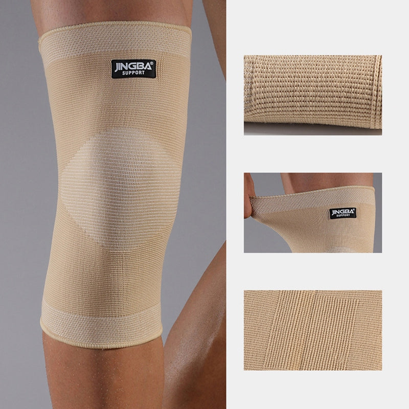 Jingba Support 4067 1Pc Outdoor Sports Knee Support Basketball Volleyball Knee Pad Elastic Knee Protector - S/M