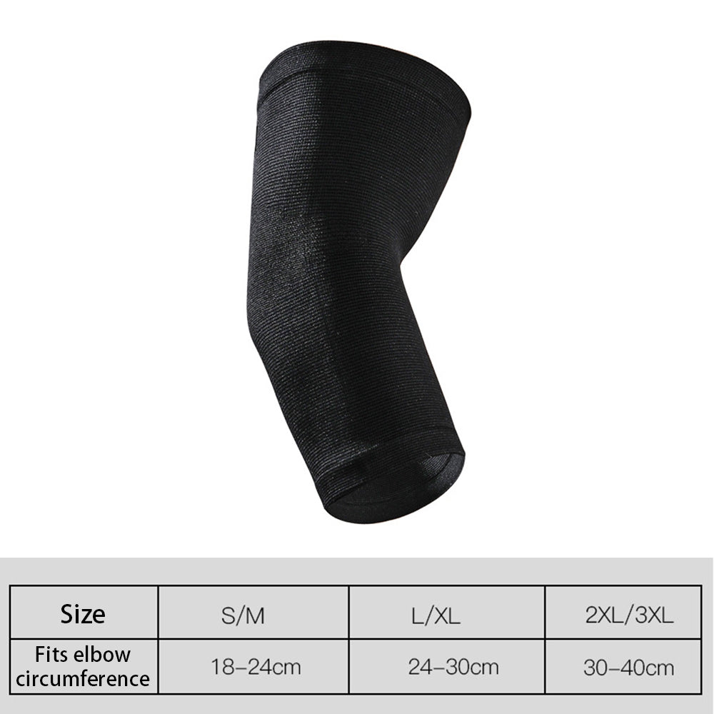 JINGBA SUPPORT 0037 1Pc Elbow Brace Compression Elbow Support Sleeves for Tennis Golf Weightlifting Sports Protection Pain Relief Breathable Elbow Arm Protectors - 2XL/3XL