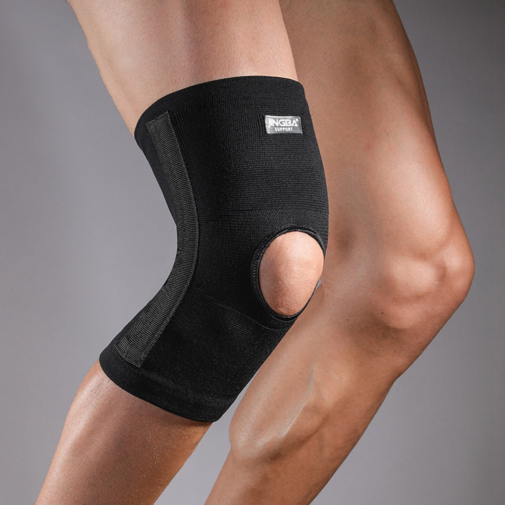 JINGBA SUPPORT 0367 1Pc Non-slip Knee Pads Elastic Knee Support Brace Breathable Kneecap for Climbing Hiking Basketball Sports Protection Gear - 2XL / 3XL
