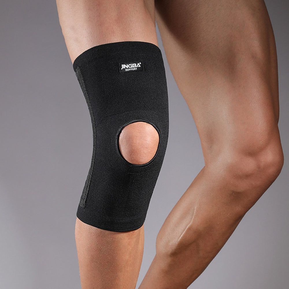 JINGBA SUPPORT 0367 1Pc Non-slip Knee Pads Elastic Knee Support Brace Breathable Kneecap for Climbing Hiking Basketball Sports Protection Gear - 2XL / 3XL