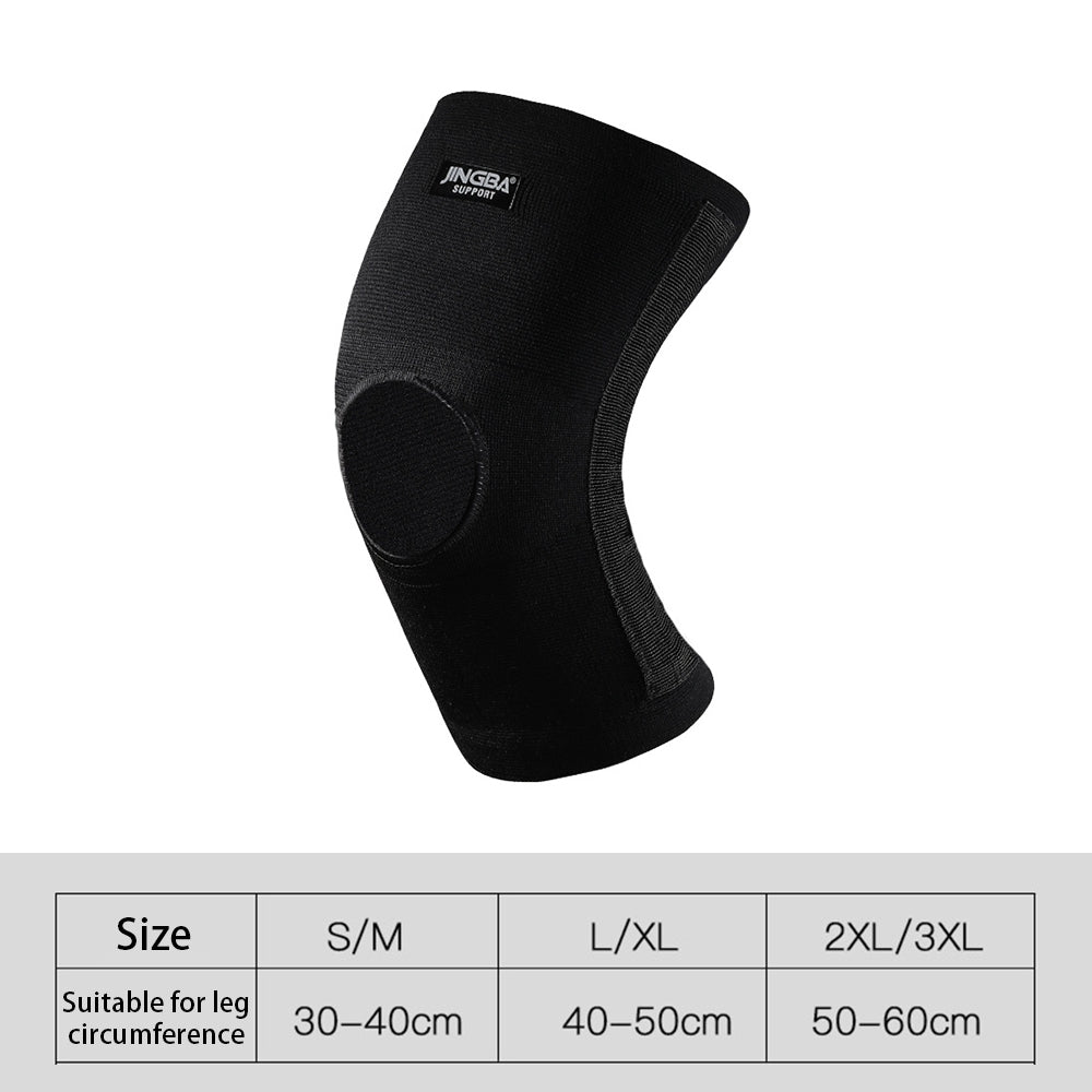 JINGBA SUPPORT 0367 1Pc Non-slip Knee Pads Elastic Knee Support Brace Breathable Kneecap for Climbing Hiking Basketball Sports Protection Gear - 2XL / 3XL