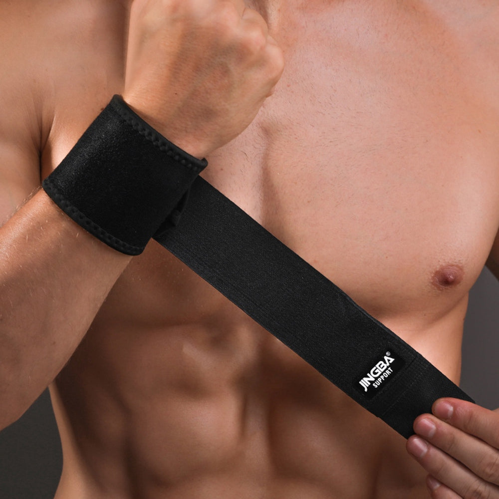 JINGBA SUPPORT 0008 1Pc Highly Elastic Wrist Brace Adjustable Fitness Sports Wrist Support Wrist Straps for Tendonitis, Carpal Tunnel Arthritis and Wrist Pain