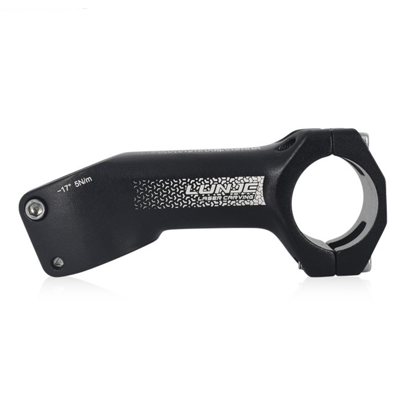 LUNJE A013 Aluminum Alloy Bike Stem 31.8mm MTB Stem &#177;17 Degrees Adjustable Raise Up Handlebar Tube - 80mm
