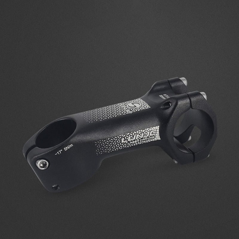 LUNJE A013 Aluminum Alloy Bike Stem 31.8mm MTB Stem &#177;17 Degrees Adjustable Raise Up Handlebar Tube - 80mm