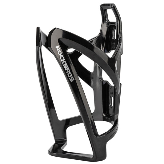 Rockbros 31210007001 Stylish Bicycle Cycling Plastic Water Bottle Cage MTB Road Bike Bottle Holder Rack - Black