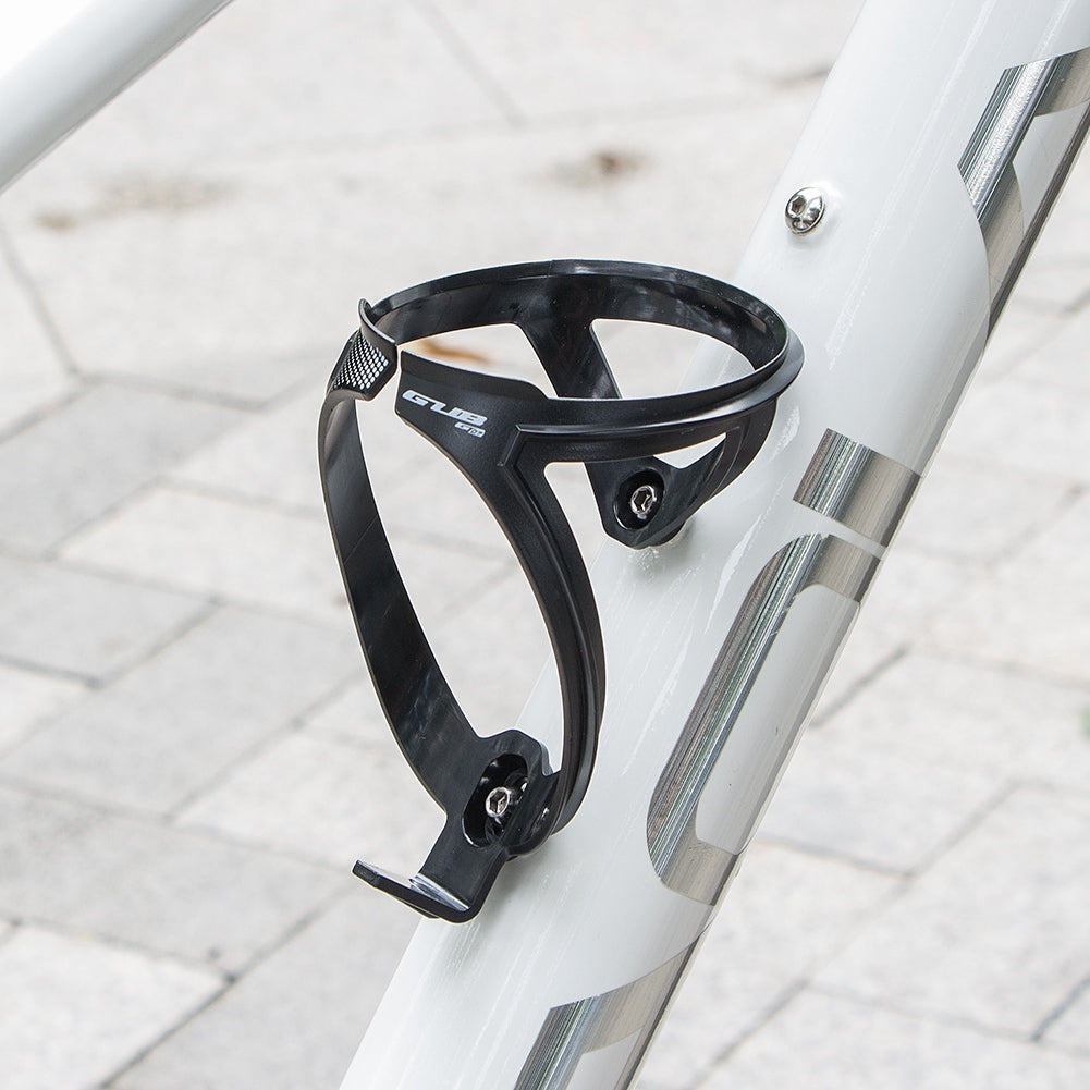G07 Stylish Bicycle Cycling Plastic Water Bottle Cage MTB Road Bike Bottle Holder Rack - Black