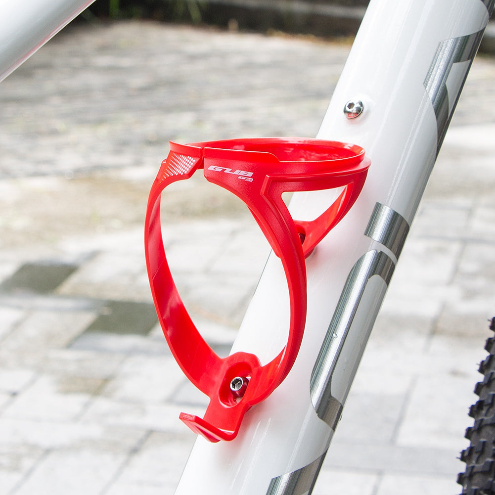 G07 Stylish Bicycle Cycling Plastic Water Bottle Cage MTB Road Bike Bottle Holder Rack - Red
