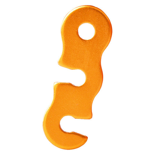 Uniqkart SYFSK-JS001 Aluminum Alloy Camping Tent Wind Rope S Type Adjustable Fastener Cord Buckle - Gold