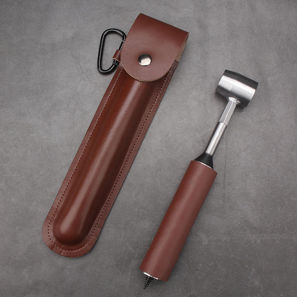 H237 Hand Auger Wrench Auger Drill Multifunction Tools Kit for Survival Outdoor, Manual Auger, Jungle Camping