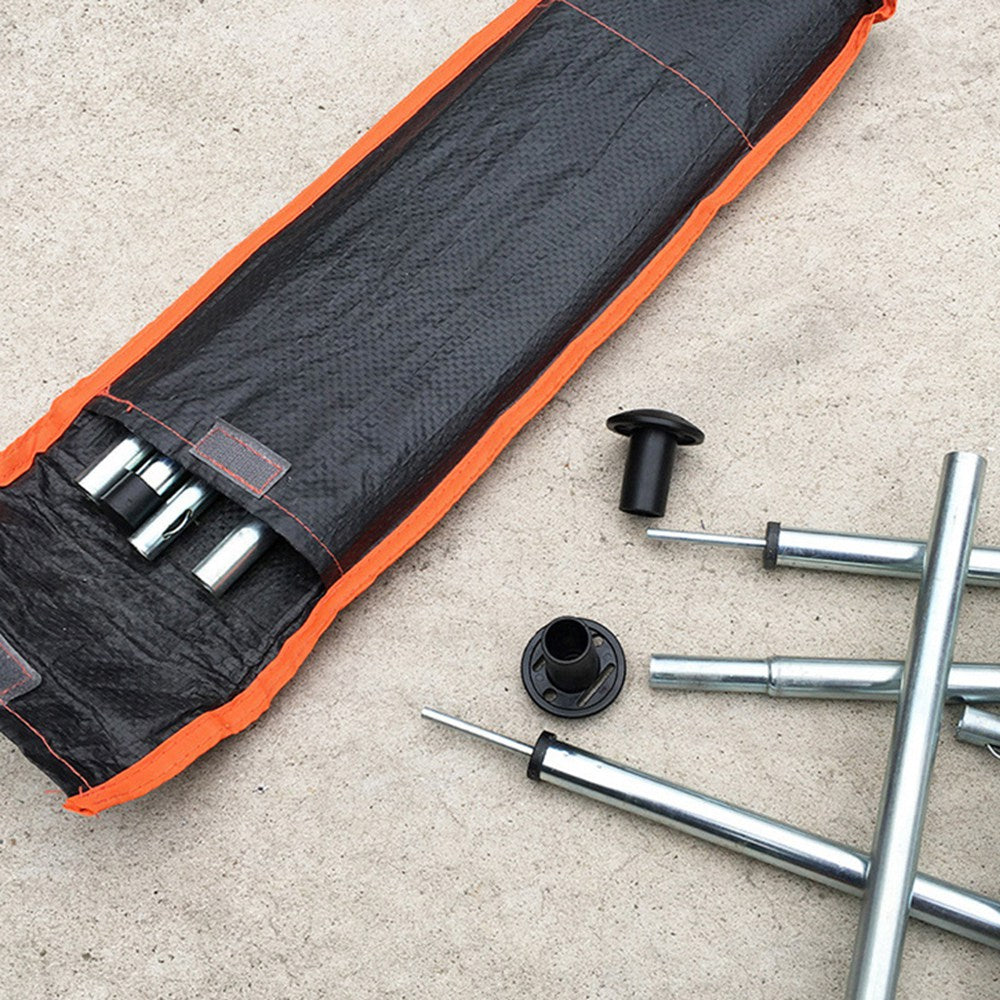 Uniqkart JZT-BHT-BK Anti-Puncture Plug Plastic Tent Support Rod Protective Sleeve - Black