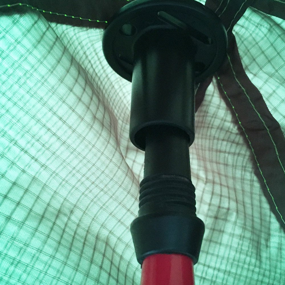 Uniqkart JZT-BHT-BK Anti-Puncture Plug Plastic Tent Support Rod Protective Sleeve - Red