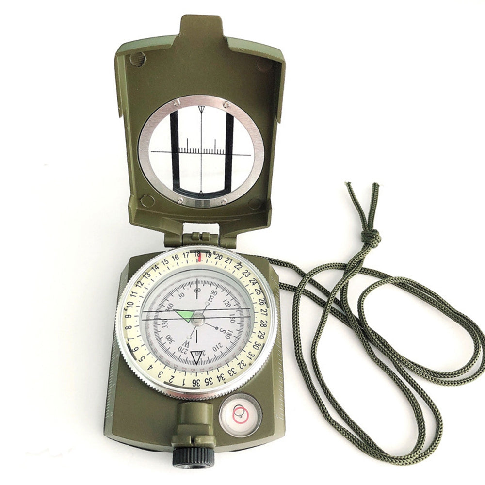 DESERT&amp;FOX Tactical Survival Impact Resistant Sighting Compass Camping Accessories with Lanyard