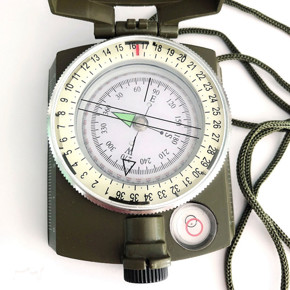 DESERT&amp;FOX Tactical Survival Impact Resistant Sighting Compass Camping Accessories with Lanyard