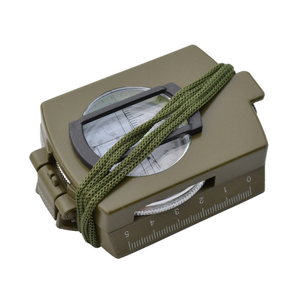 DESERT&amp;FOX Tactical Survival Impact Resistant Sighting Compass Camping Accessories with Lanyard