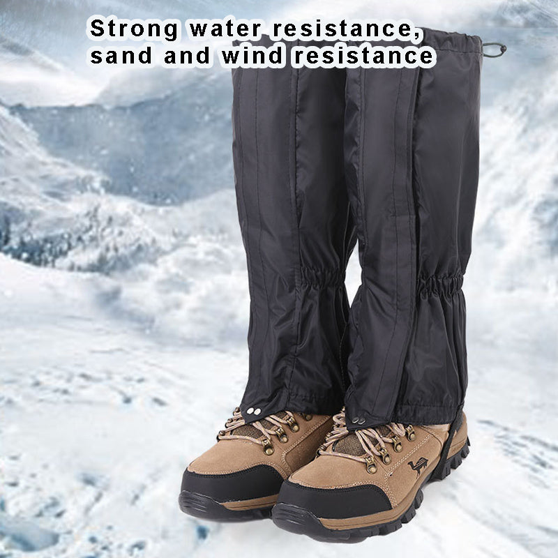 1 Pair Waterproof Outdoor Hiking Camping Gaiters Boots Shoe Covers Anti-insect Leg Cover