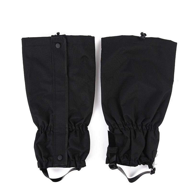 1Pair Sports Shoe Boots Cover Outdoor Waterproof Sports Climbing Legging Gaiters Waterproof Boots Cover for Hiking, Skiing, Hunting - Black