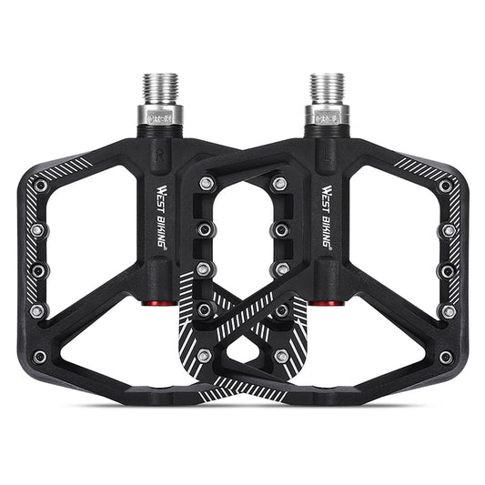 YP0802095 1 Pair MTB Bike Pedals Non-Slip Mountain Bike Nylon Pedals Bicycle Accessories - Black